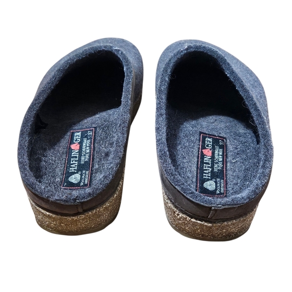 Haflinger Grizzly GZL Wool Clog EU 37 Brown US 6.5 - 7 - Picture 5 of 14
